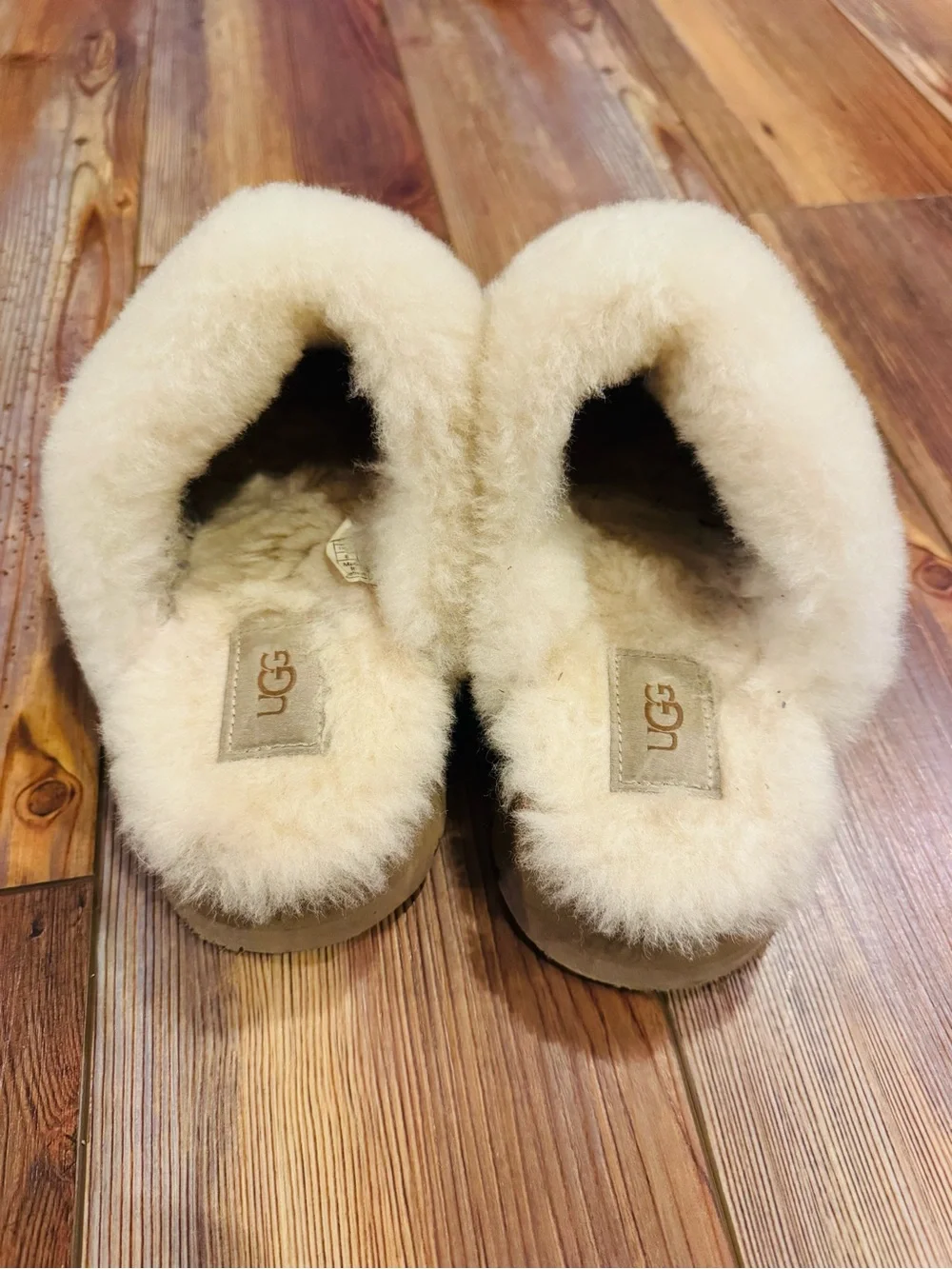 UGG platform slippers